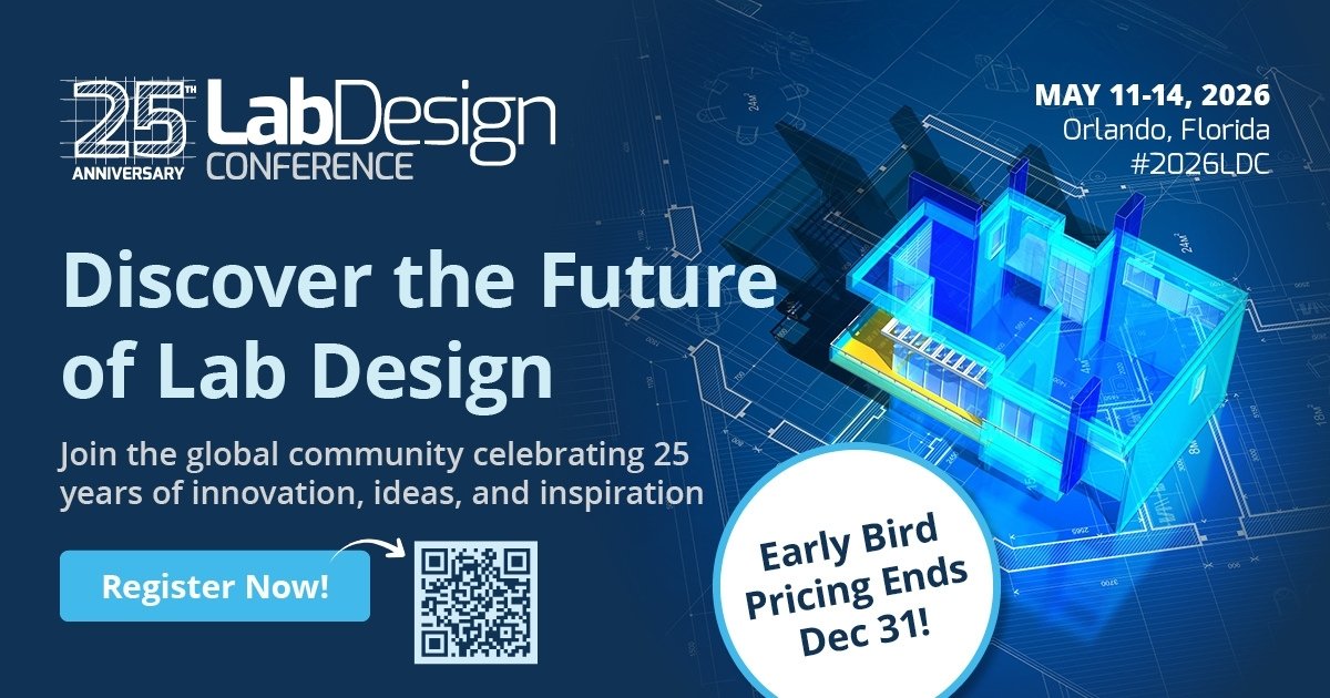 Time is Running Out! Save $200 on Your Lab Design Conference